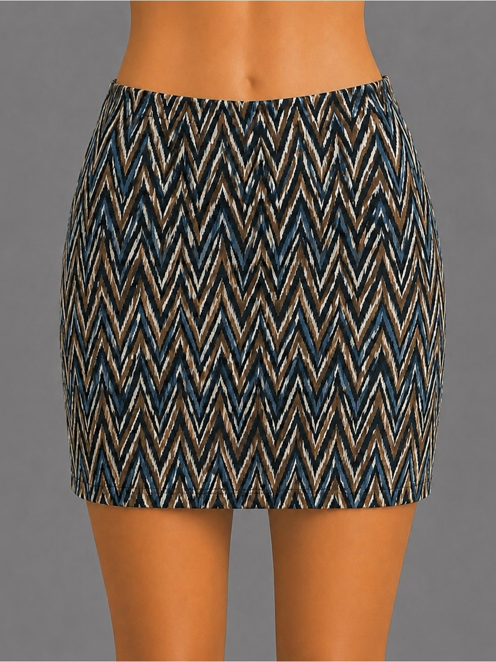 BoHo Abstract Southwestern Stretchy Mini Skirt